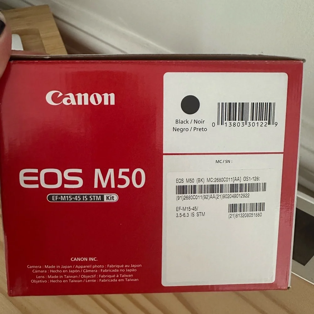 Canon EOS M50 Mirrorless Camera Bundle | Like New | Lens + Mount Adapter